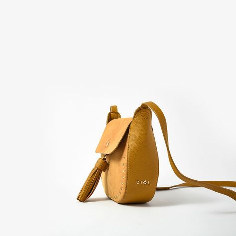 Narancia Cartera Tipo Bandolera Amarillo Claro-1