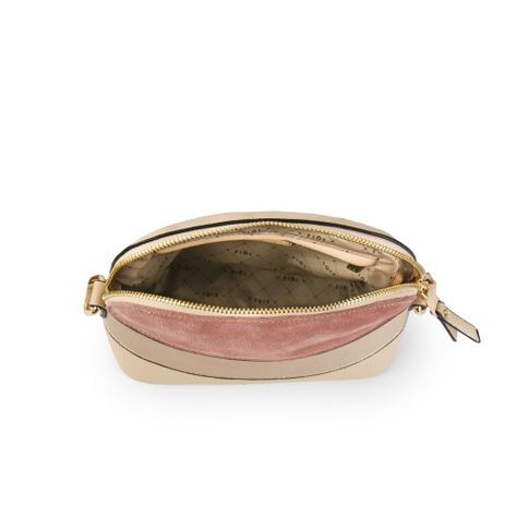 Cartera bandolera pequeña lourd beige-3