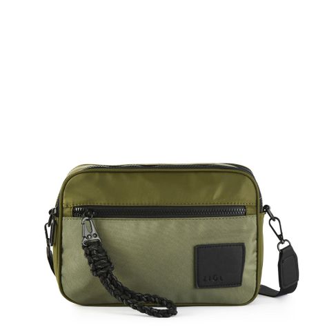 Cartera bandolera pequeña pombal verde oliva-0
