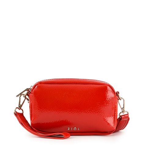 Cartera bandolera pequeña hayley rojo-0