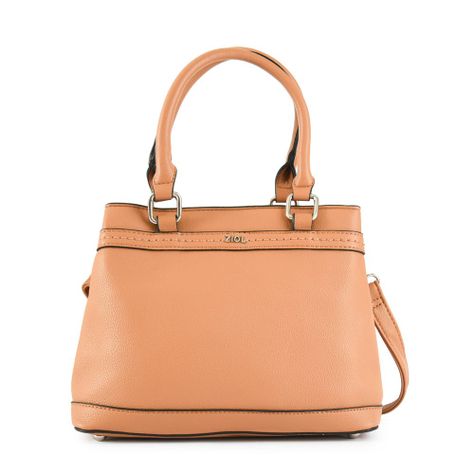 Cartera dos asas pequeña mine camel-0