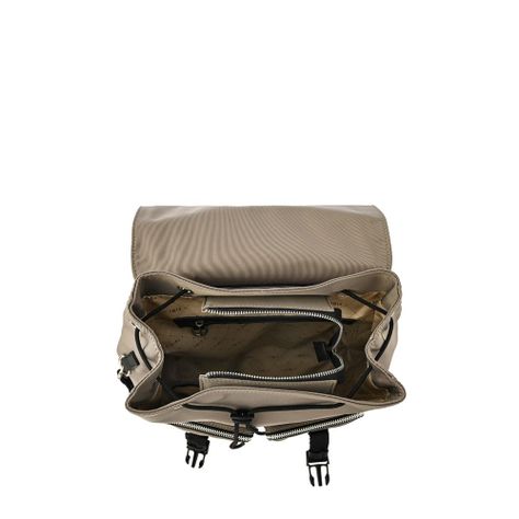 Mochila con tapa mediana odelia beige oscuro-3