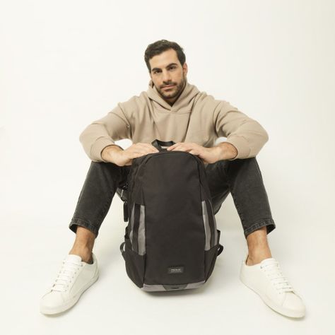 Mochila Porta Notebook Grande Zaid Negro-4