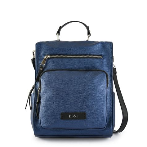 Mochila grande zuleika azul-0