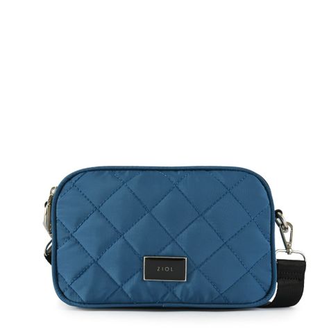 Cartera bandolera pequeña bouffi petroleo-0