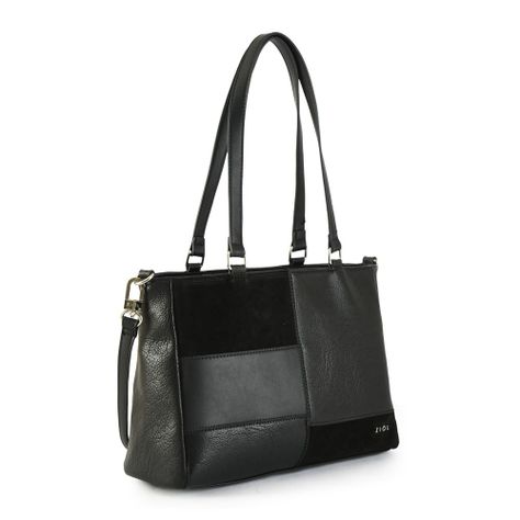 Cartera dos asas tres divisiones grande ellie negro-1