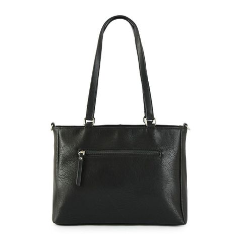 Cartera dos asas tres divisiones grande ellie negro-2