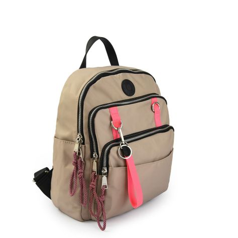 Mochila mediana senavi taupe-1