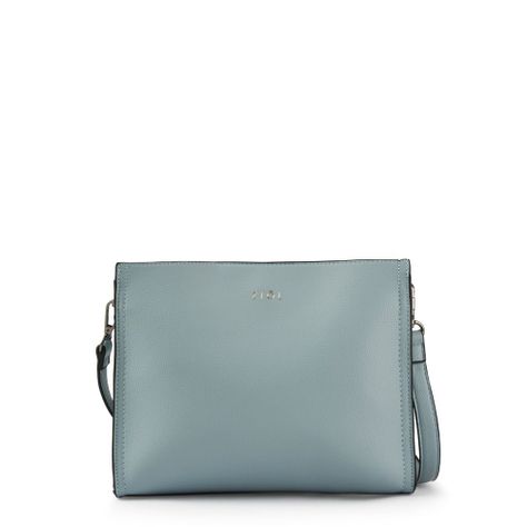 Cartera bandolera mediana eclat celeste-0