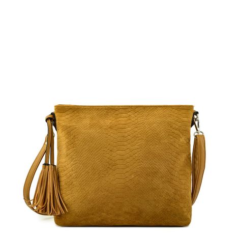 Cartera bandolera grande iria beige oscuro-0