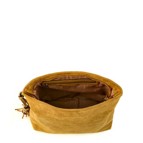 Cartera bandolera grande iria beige oscuro-3