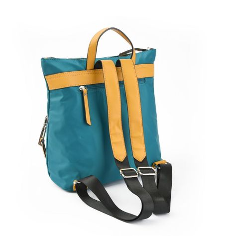Fadora Mochila Mediana Turquesa-2