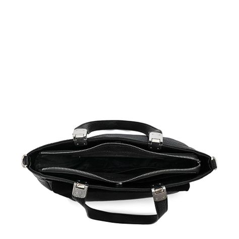 Cartera dos asas tres divisiones jelena negro especial-3