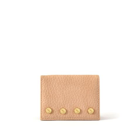 Tarjetero con ventana pequeña trachi beige-0
