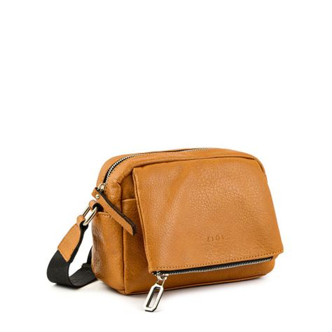 Cartera bandolera pequeña byanca camel-1