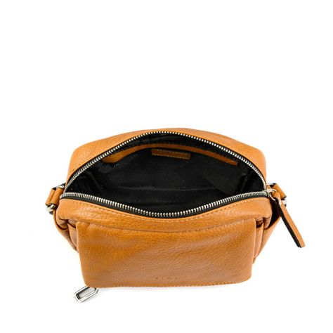 Cartera bandolera pequeña byanca camel-3