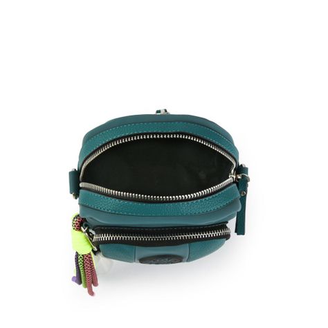 Cartera bandolera pequeña goshi petroleo-3