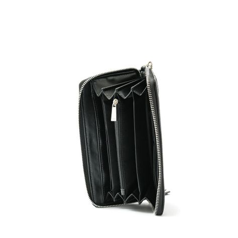 Mersin Billetera Tipo Estuche Acordeon Grande Negro-2