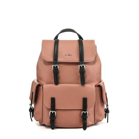 Mochila con tapa mediana zaciam rosa viejo-0