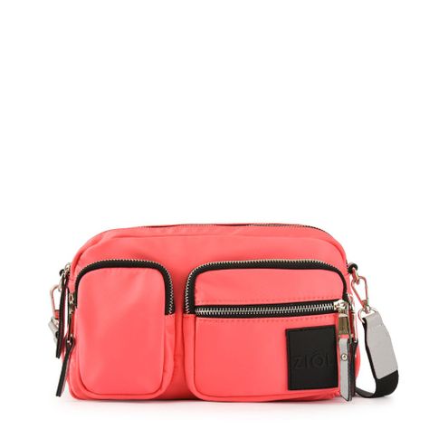 Cartera bandolera mediana fadora coral-0