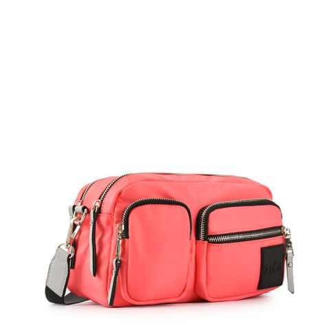 Cartera bandolera mediana fadora coral-1