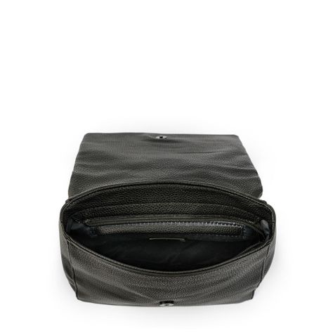 Mochila con tapa mediana charlize negro-3