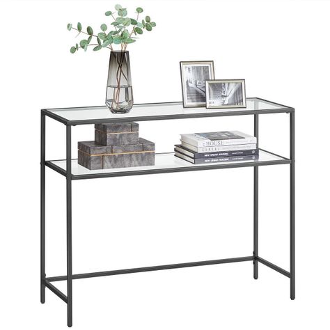 Mesa de Arrimo vidrio Black Premium-0