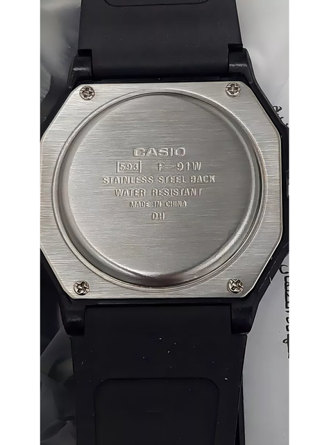 Reloj Casio F-91W-1D DH89-7