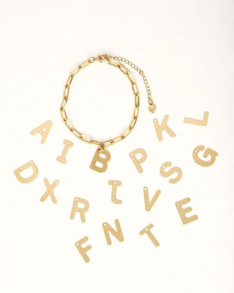 PULSERA ORO  MUJER LETRA R CATALINA - CANTARINA-0