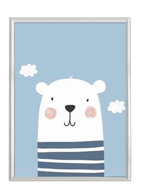 Set Cuadros Infantiles Animales Nordicos-1