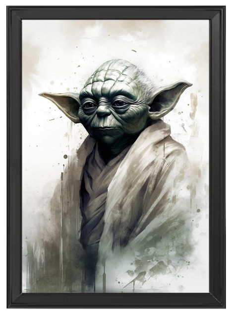 Set Cuadros Reproducciones IA Starwars Black-1