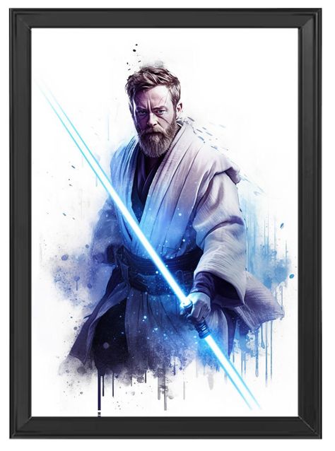 Set Cuadros Reproducciones IA Starwars Black-3