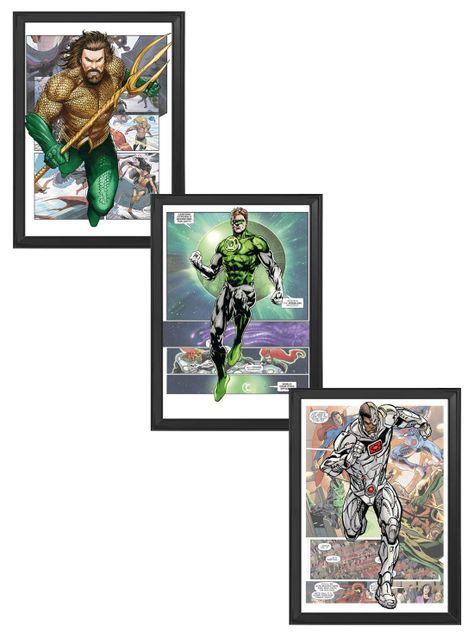 Set Cuadros Infantil DC - Heroes Originales Liga 2 Black-0