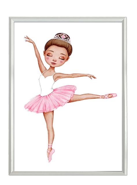 Set Cuadro Infantil Bailarina Ballet-2