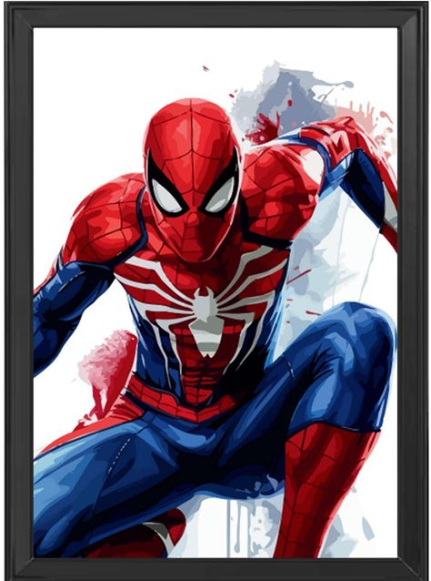 Set de Cuadros Spiderman X 3 Black-1