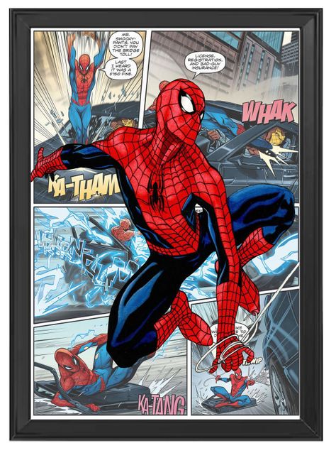 Set de Cuadros Spiderman X 3 Black-3