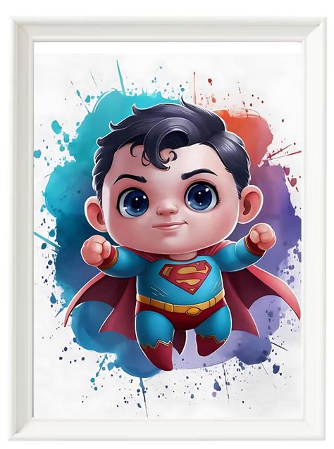 Set Cuadros Infantil DC - Heroes Baby Originales Liga 3-3
