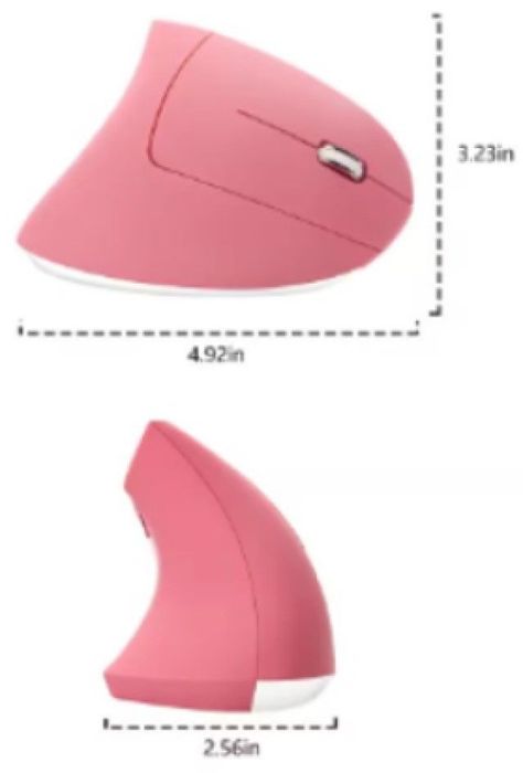 Mouse Vertical inalámbrico Ergonómico-1