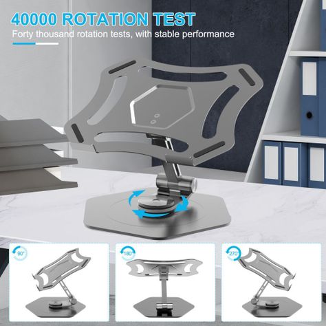 Soporte base Laptop computador 360° giratorio-2
