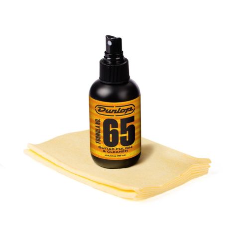 Dunlop - Formula 65 Guitar Polish & Cleaner + Paño de limpieza y pulido-0