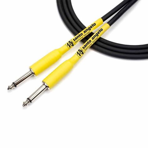 Cable de instrumento Santo Angelo Samurai Series Recto/Recto 4,57m  - Negro-0