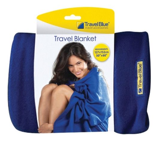 Manta De Viaje Para Descansar Liviana Tela Tipo Polar Suave-3