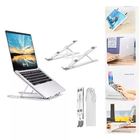 Soporte Portatil Notebook Aluminio Plegable De 7 Niveles REGULABLES-2