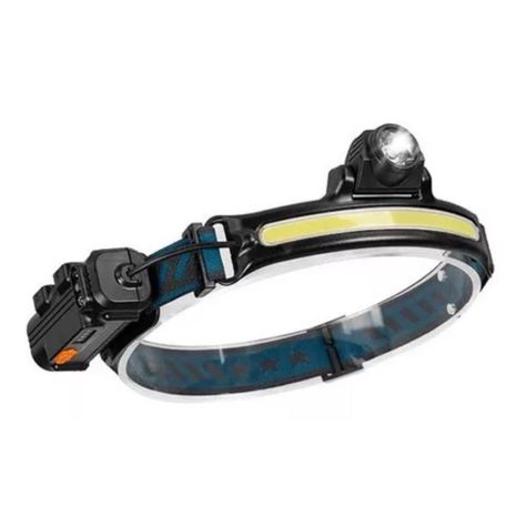 Linterna Frontal Led Minero Recargable 5000lum -0