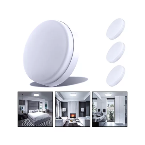 3 Foco Plafon Frameless Led Techo Sobrepuesto 48w Luz Fria-0