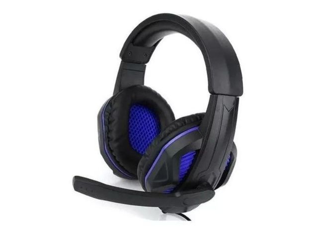 Audifonos Gamer Pc G9 Cableado Aux 35mm Volumen Ajustable AZUL-0