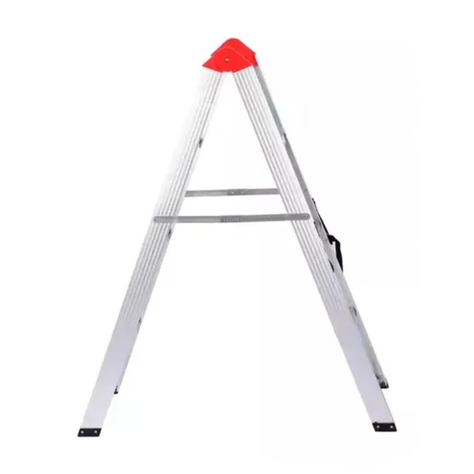 Escalera Plegable Aluminio 5 Escalones Tipo Tijera 150kg-1