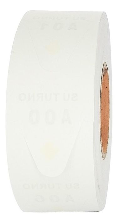 Rollo Tickets Turnomatico Garetto Con 2000 Numeros-0