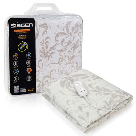 CALIENTA CAMA SIEGEN SG-5120D4 1 PLAZA (150 X 80 cms)-0