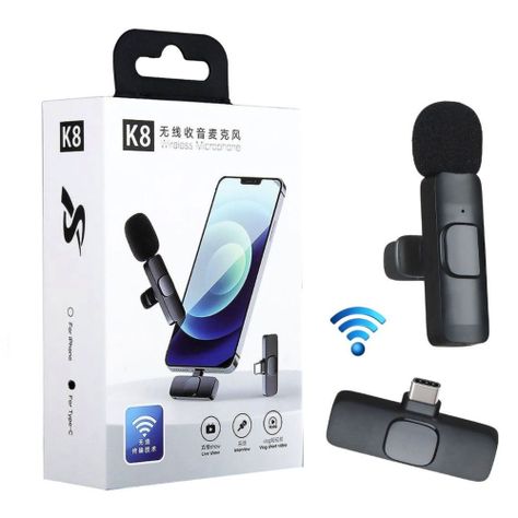 Micrófono Inalámbrico K8 para Android Tipo C-0